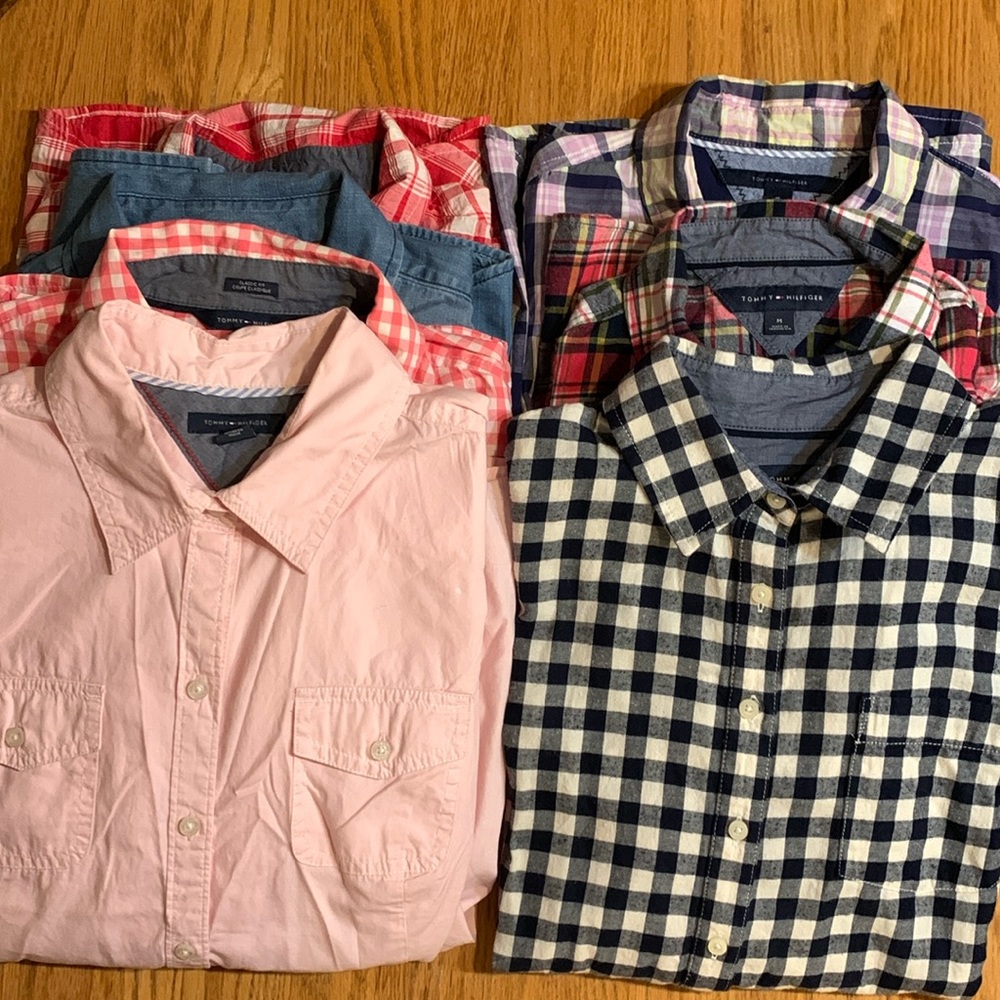 Lot of 7 Tommy Hilfiger long sleeve tops. All size M. All great condition!